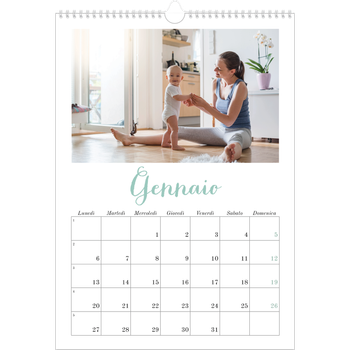 Calendario personalizzato A3 — Ciao mondo