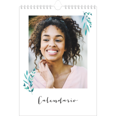 Calendario personalizzato A4 — Illustrazioni floreali [copertina]