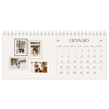 Calendario Fotografico da Tavolo — Galleria fotografica a parete