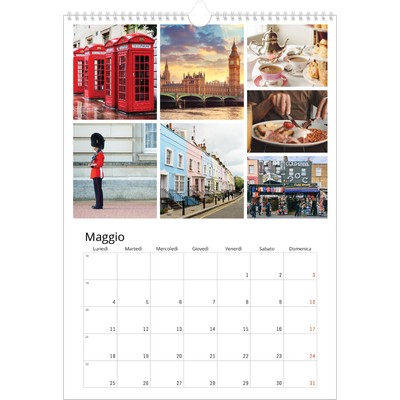 Calendario A3 verticale — Struttura [copertina]