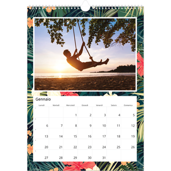 Calendario personalizzato A3 — Vegetazione vivace