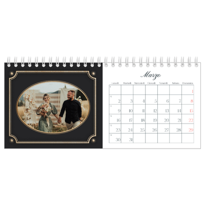 Calendari da tavolo — Classico vintage [Marzo]