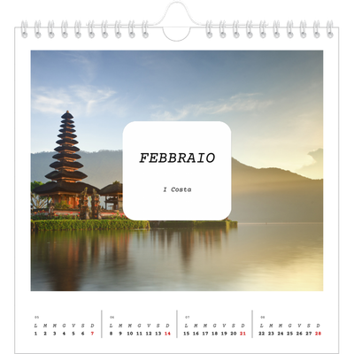 Calendari quadrati — Tutta la storia [Febbraio]