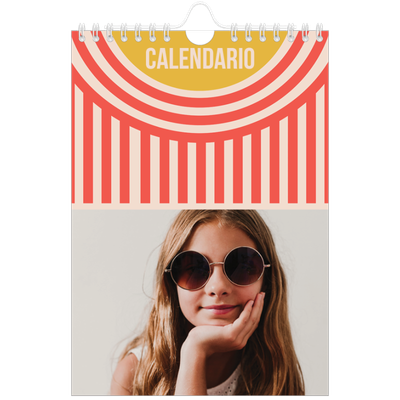 Calendario fotografico A5 — Luminoso e bello [copertina]