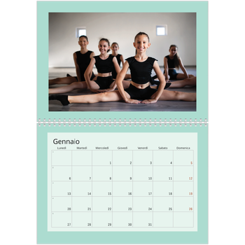 Calendario A4 Doppio — Neo Scandi