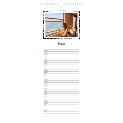 Calendario da cucina  — Istantanee da album [Febbraio]