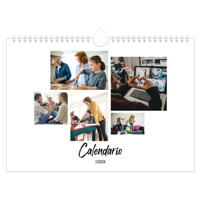 Calendario fotografico A4 — Questo sono io [copertina]