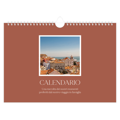 Calendario fotografico A4 — Colori classici [copertina]