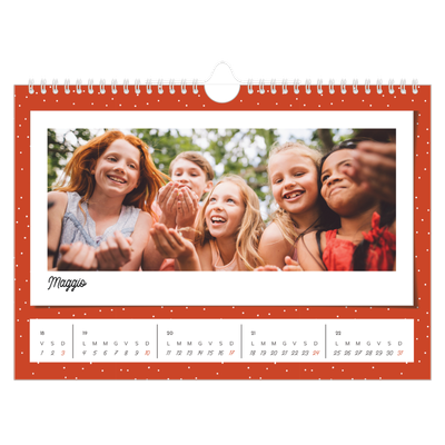 Calendario fotografico A4 — Scatti pop di colore [copertina]