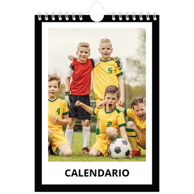 Calendario fotografico A5 — Cornice monocromatica [copertina]