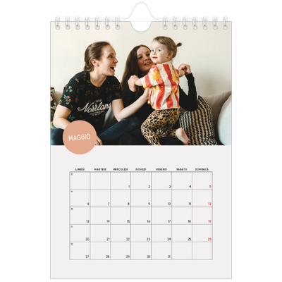 Calendario fotografico A5 — Adesivo fotografico [copertina]