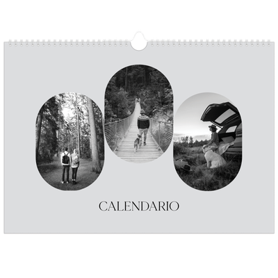 Calendario A3 orizzontale  — La strada aperta [copertina]
