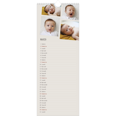 Calendario da cucina  — Ricordi in movimento [Marzo]