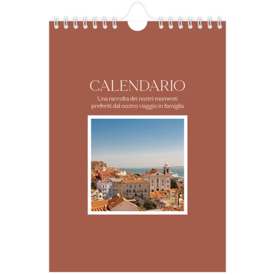 Calendario fotografico A5 — Colori classici [copertina]