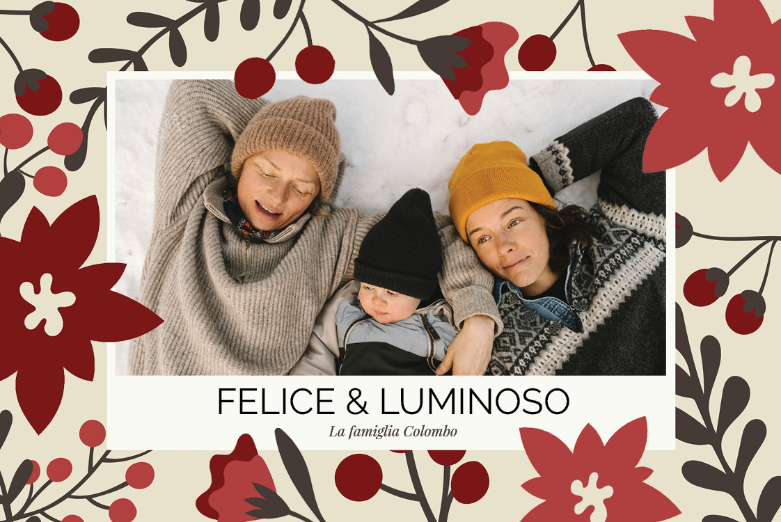 Biglietti — Fiori e bacche