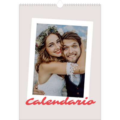 Calendario A3 verticale — Firmato in cremisi [copertina]
