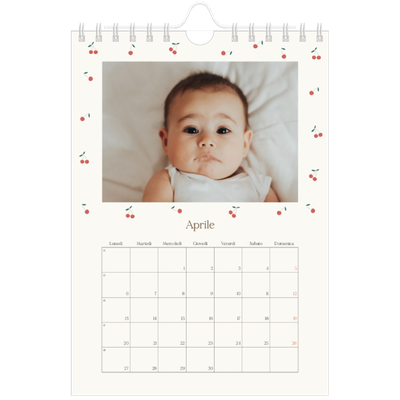 Calendario fotografico A5 — Ciliegie [Aprile]