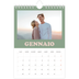 Calendario fotografico A5 — Cornici retrò [Gennaio]