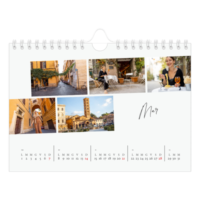 Calendario fotografico A5 — Soggiorno in città [Marzo]