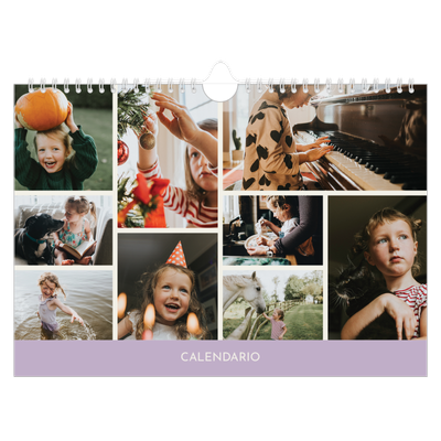 Calendario fotografico A4 — Capitoli pastello [copertina]