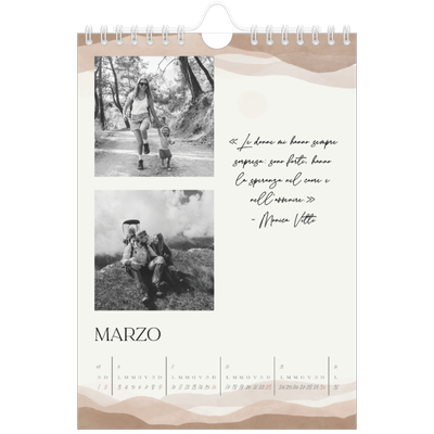Calendario fotografico A5 — Citazioni [Marzo]