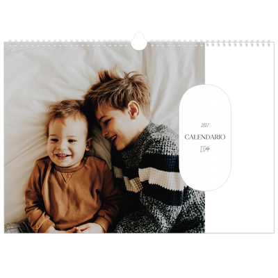 Calendario fotografico A3 — Fare programmi - Famiglia di 5 [copertina]