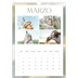 Calendario A3 verticale — Effetto pennello [Marzo]
