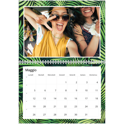 Calendario A4 Doppio — Vegetazione vivace [copertina]