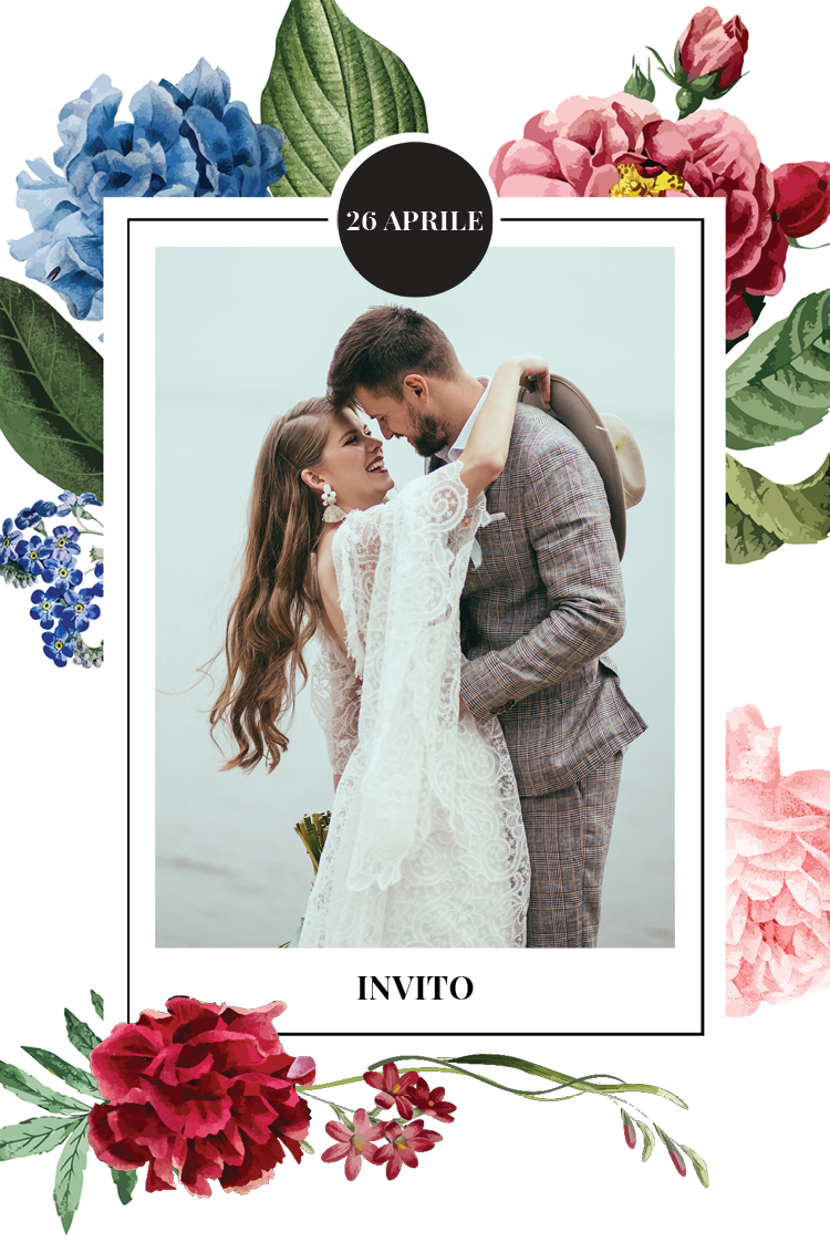 Inviti — Fiori vintage luminosi