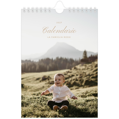 Calendario fotografico A5 — Scatole con strisce fotografiche [copertina]