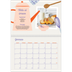 Calendario A4 Doppio — Un anno di ricette [Gennaio]