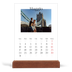 Calendario con supporto in legno verticale  — Il mio diario di viaggio [copertina]