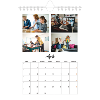 Calendario fotografico A5 — Questo sono io [Aprile]
