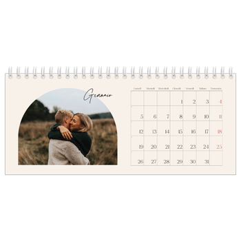 Calendario Fotografico da Tavolo — Ricordi ad arco