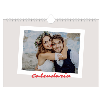 Calendario fotografico A4 — Firmato in cremisi [copertina]