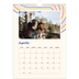 Calendario personalizzato A4 — Strisce retro [Aprile]