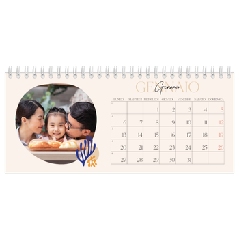 Calendario Fotografico da Tavolo — Corallo
