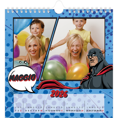 Calendari quadrati — Fumetti [copertina]