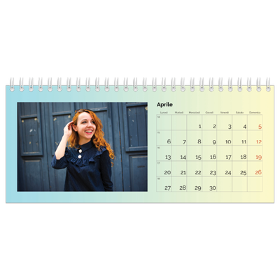 Calendari da tavolo — Tonalità pastello [Aprile]