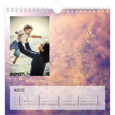 Calendari quadrati — Tornare alla natura [Marzo]