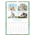 Calendario A3 verticale — Carta da parati floreale [Marzo]