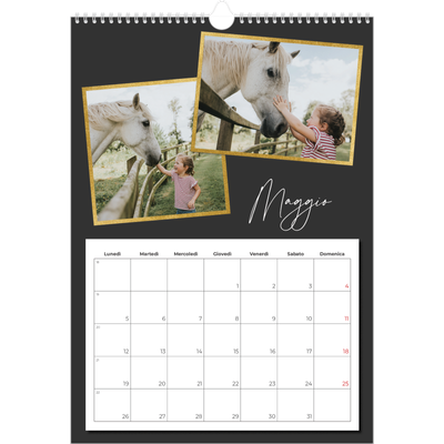 Calendario A3 verticale — Tanti ricordi [copertina]