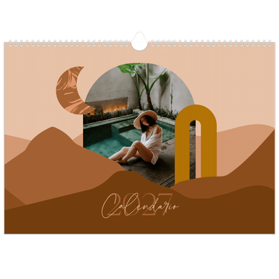 Calendario A3 orizzontale  — Montagne [copertina]