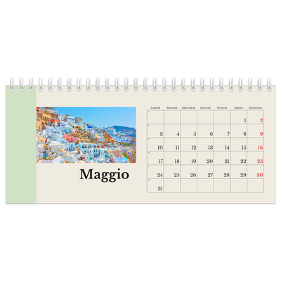 Calendari da tavolo — Vedute del mondo [Maggio]