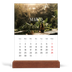 Calendario con supporto in legno verticale  — Fuga infinita [Marzo]