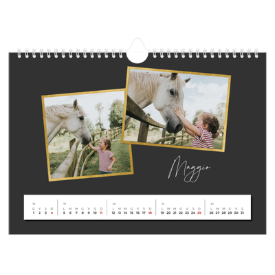 Calendario fotografico A4 — Tanti ricordi [copertina]