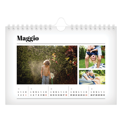Calendario fotografico A5 — Fresco di stampa [copertina]
