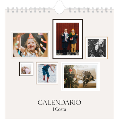 Calendari quadrati — Galleria fotografica a parete [copertina]