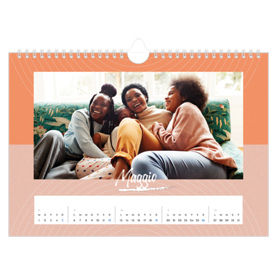 Calendario fotografico A4 — Colore e motivo [copertina]
