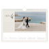 Calendario fotografico A4 — Iniziali in fiore [Gennaio]